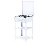 Газовая плита Flama AVG 1401 W с крышкой