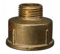 Переходник (латунь) ДУ-25 (1) вн.* ДУ-15 (1/2) нар.