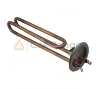 ТЭН RF 1500W, прижимной фланец 64 мм, медь, L-215 мм (M6 под анод), Thermowatt, 10077M